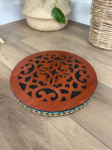 Ocean Drum in Authentic Birch Wood - 12 Inch