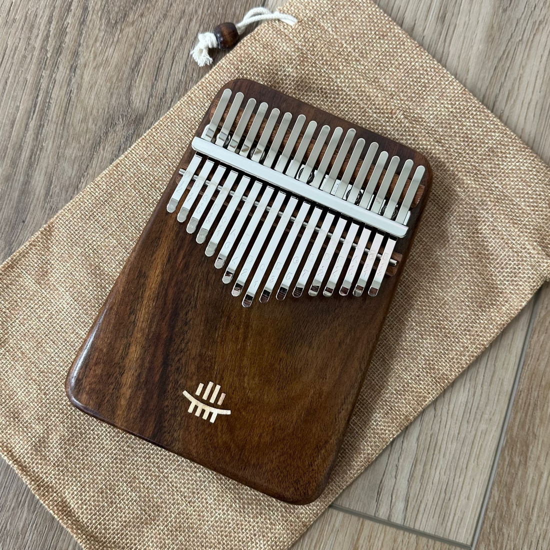 17-Key Kalimba in Koa Wood