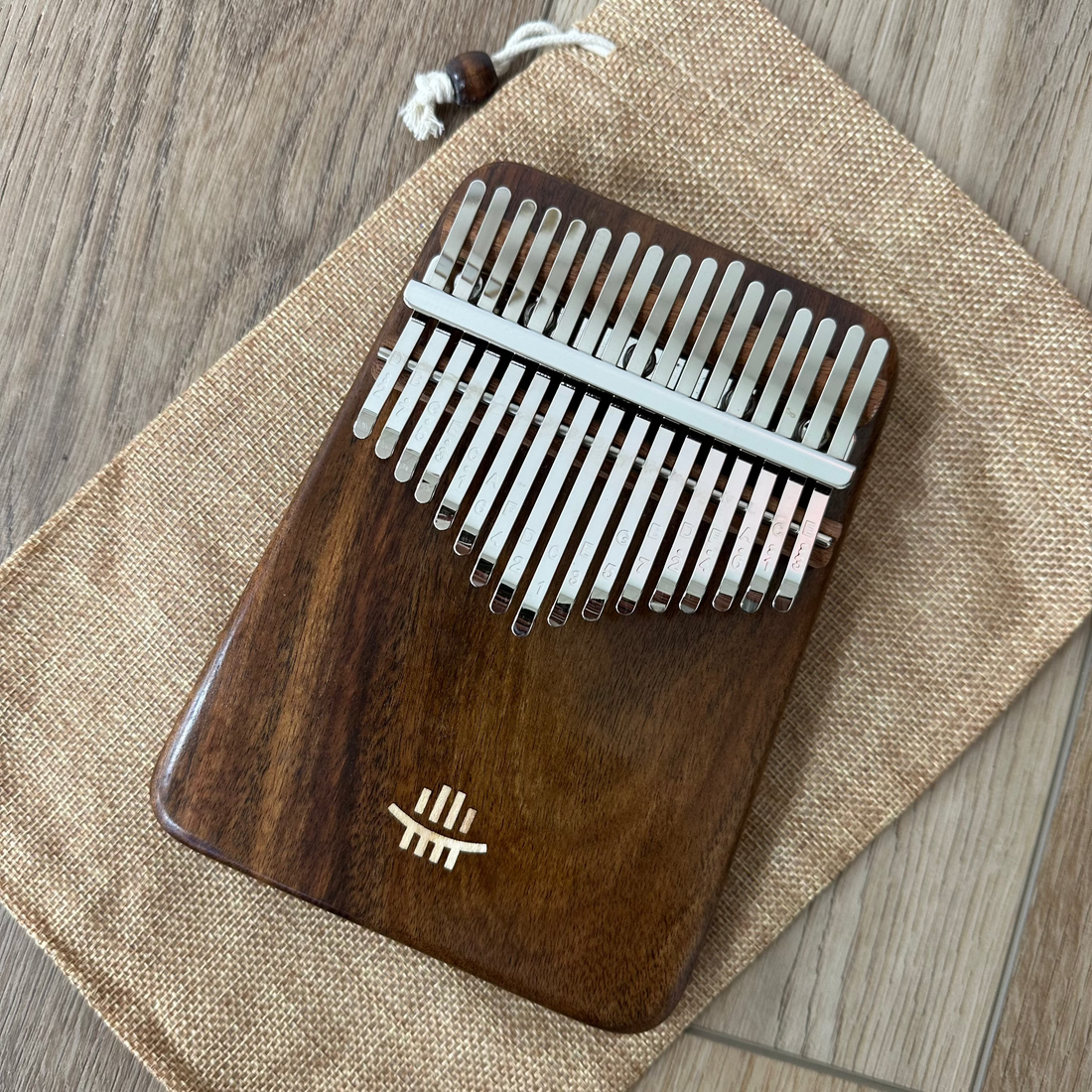 17-Key Kalimba in Koa Wood